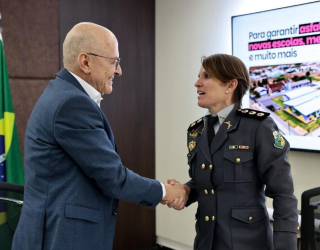 Governador Otaviano Pivetta anuncia coronel da PM Susane Tamanho para comandar Sesp