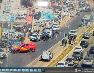Segundo assaltante morre ap�s troca de tiros com a pol�cia em V�rzea Grande