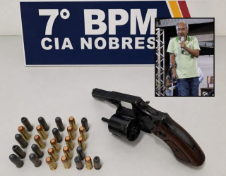 Vice-prefeito de Nobres � solto ap�s pagar fian�a por porte de arma e amea�a