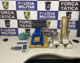 Traficante preso com 11 kg de maconha estava de tornozeleira desligada em Rondon�polis