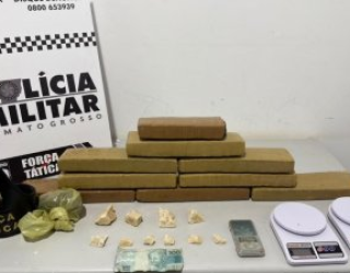 Pol�cia prende dois adolescentes do Comando Vermelho por tr�fico de drogas em Tangar� da Serra