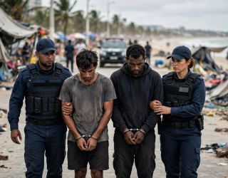 Dupla � presa por matar mulher em situa��o de rua na Praia do Futuro com agress�es