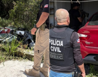 Carro e moto s�o recuperados em opera��o contra desmanche ilegal em Porto Seguro