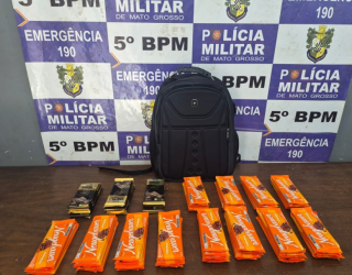 Funcion�ria corre atr�s de ladr�o de chocolates em MT