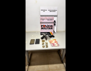 Jovens do CV s�o presos com arma para matar homem em MT