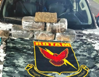 Rotam prende 3 integrantes do Comando Vermelho com 6 kg de maconha em MT